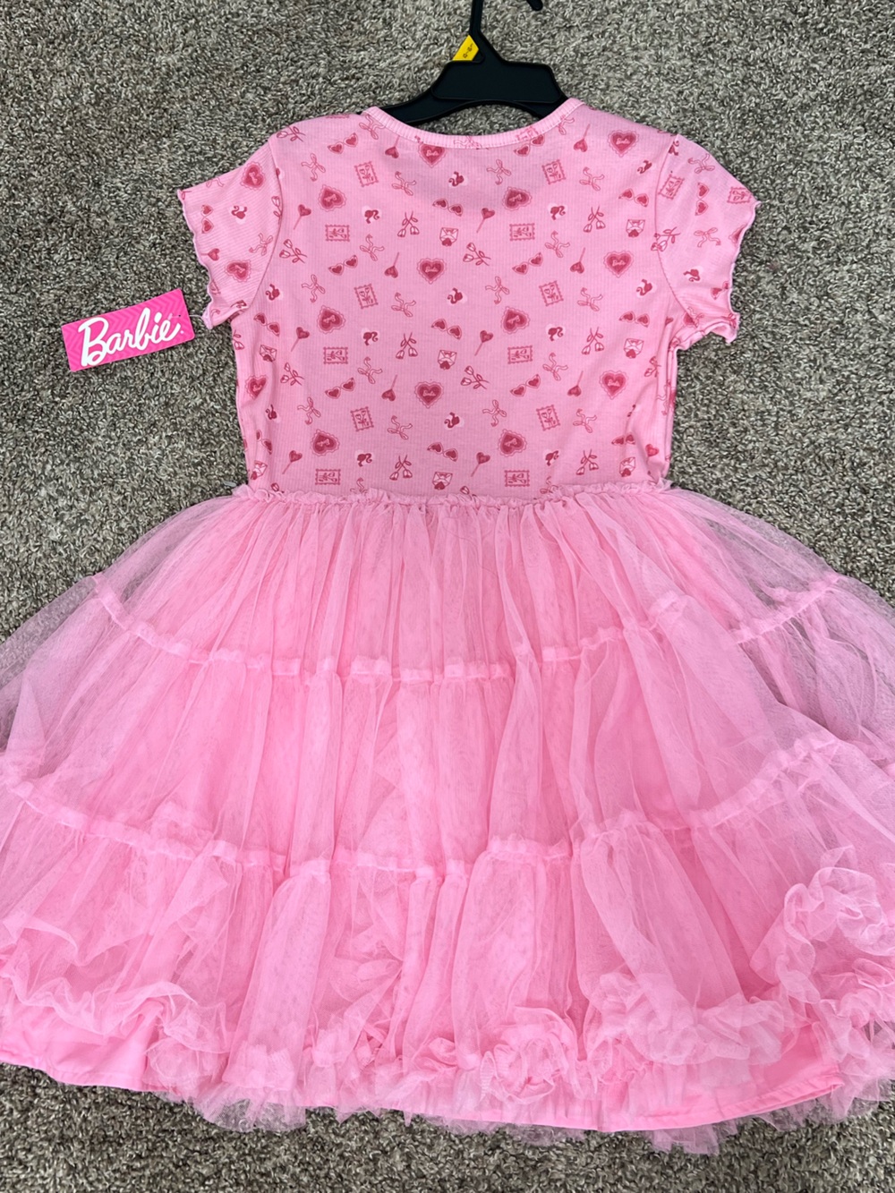 Barbie Girls Pink Tutu Dress - Size Large (10/12) - New with Tags - Picture 8 of 8